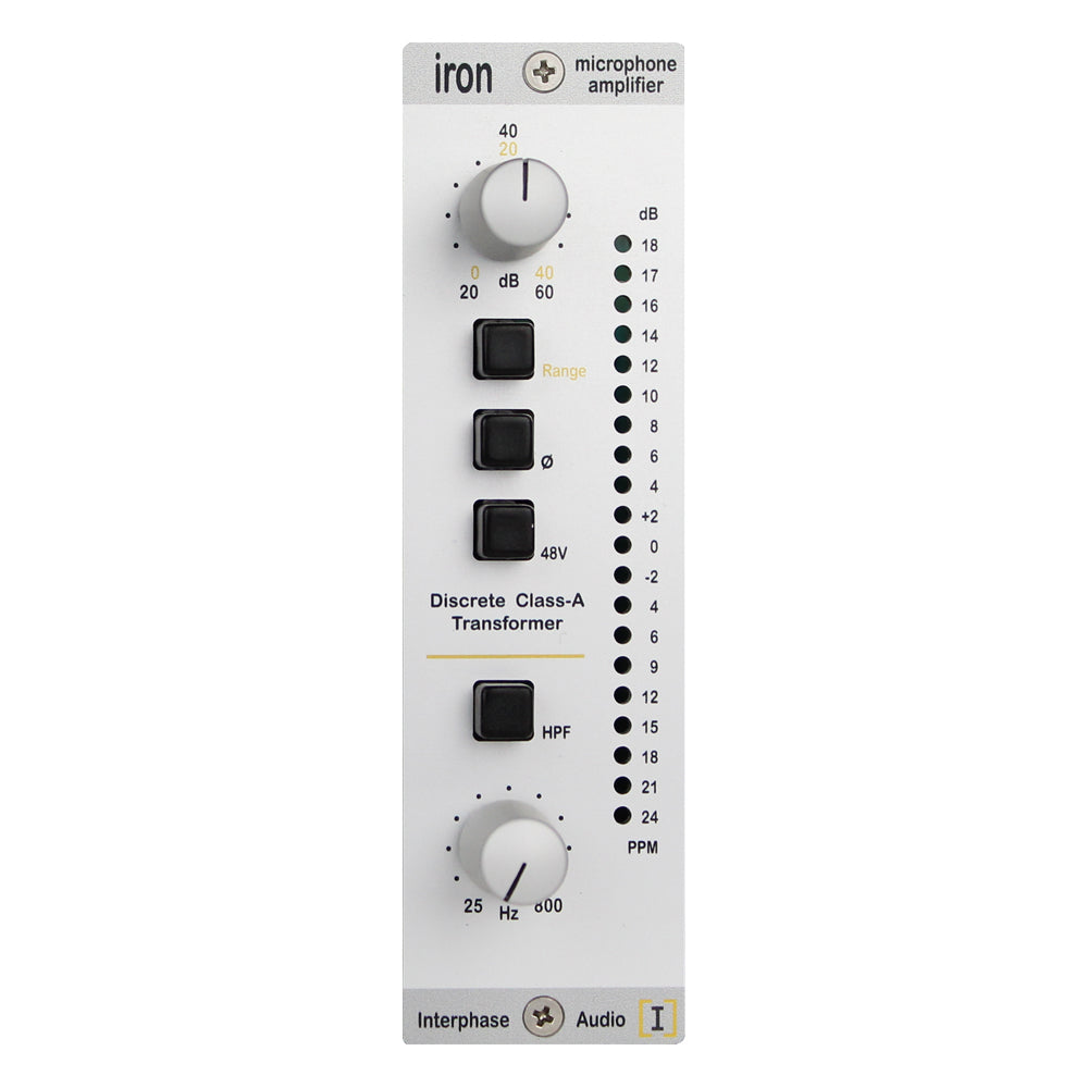 Iron - 500 series Transformer Mic Preamp – Interphase Audio